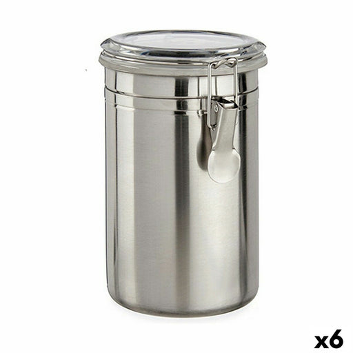 Tin Silver Stainless steel (1 L) (6 Units)