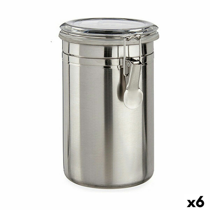 Tin Silver Stainless steel (1 L) (6 Units)