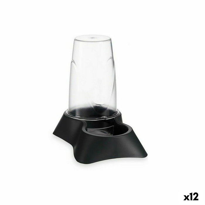 Pet feeding dish Transparent Anthracite polypropylene 650 ml 12,5 x 18 x 19 cm (12 Units)