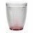 Glass Red Points Transparent Glass 300 ml (6 Units)