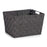 Basket Black Cloth 10 L (25 x 20 x 35 cm) (12 Units)