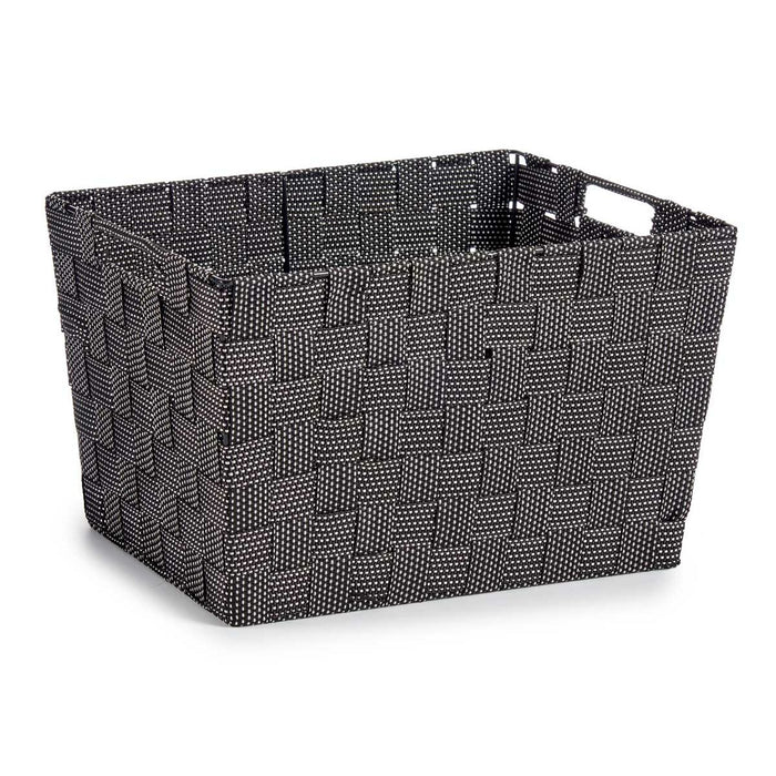 Basket Black Cloth 10 L (25 x 20 x 35 cm) (12 Units)