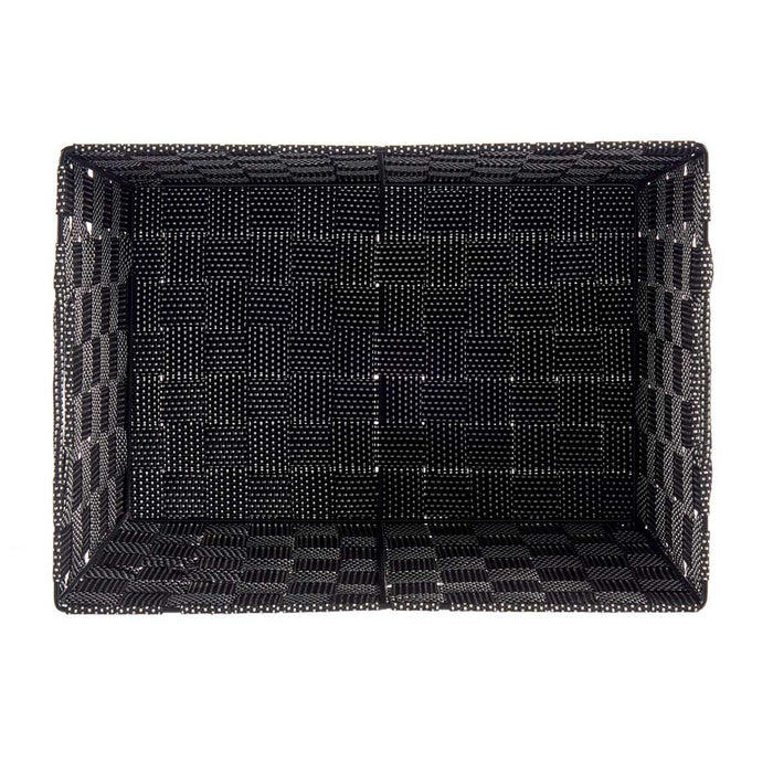 Basket Black Cloth 10 L (25 x 20 x 35 cm) (12 Units)