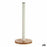Kitchen Paper Holder Brown White Metal Bamboo (15 x 15 x 33,5 cm) (12 Units)