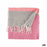 Multipurpose throw Stripes 160 x 200 cm Pink (12 Units)