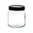 Tin Black Transparent Glass (1 L) (12 Units)