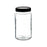 Tin Black Transparent Glass polypropylene (2 L) (12 Units)