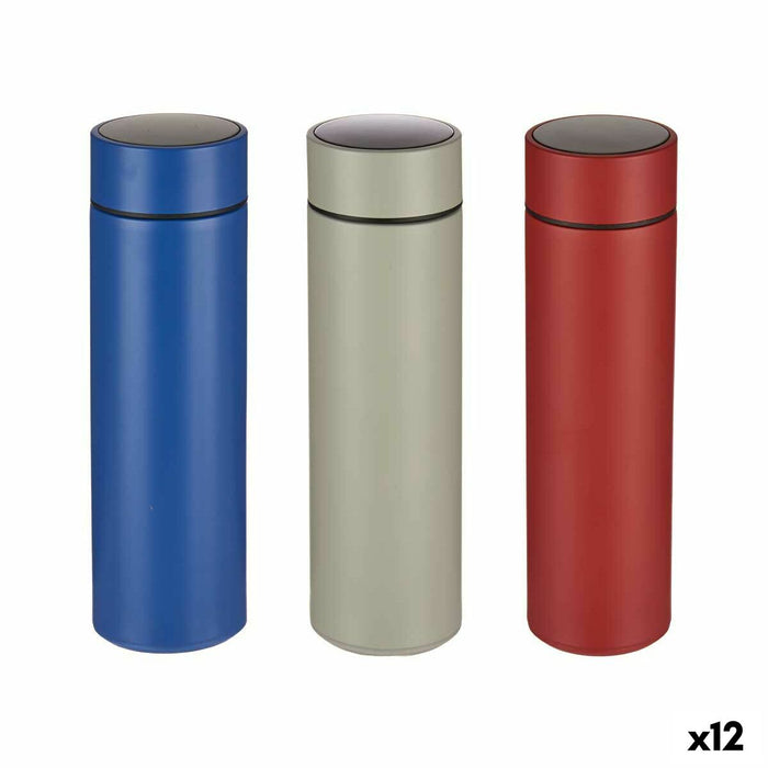 Thermos LED Screen Stainless steel Silicone Plastic 400 ml (12 Units)