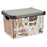 Storage Box With handles Vintage 17 L 27,5 x 22 x 36,5 cm (12 Units)
