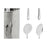 Kitchen Utensils Set Steel (12 Units)