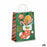 Paper Bag Christmas Stocking Green (12 Units)