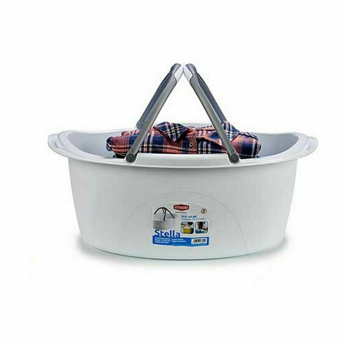 Multi-purpose basket Stefanplast With handles Plastic 25 L 59 x 23 x 38 cm (30 Units)