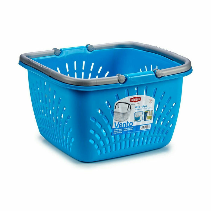 Multi-purpose basket Stefanplast With handles Plastic 18 L 39 x 21,5 x 39 cm (30 Units)