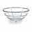 Fruit Bowl Chromed Silver 28 x 11,5 x 28 cm (24 Units)