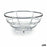 Fruit Bowl Chromed Silver 28 x 11,5 x 28 cm (24 Units)