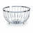 Fruit Bowl Iron Silver 25 x 14 x 25 cm (24 Units)