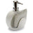 2-in-1 Soap Dispenser for the Kitchen Sink White Ceramic 400 ml 9,5 x 15,5 x 11,5 cm (12 Units)