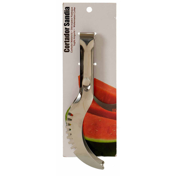 Watermelon Slicer Silver Metal 24 x 7 x 3,5 cm (24 Units)