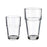 Set of glasses Transparent Glass 260 ml 370 ml (4 Units)