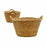 Basket With handles Brown 45 L 43 x 26 x 37 cm (6 Units)