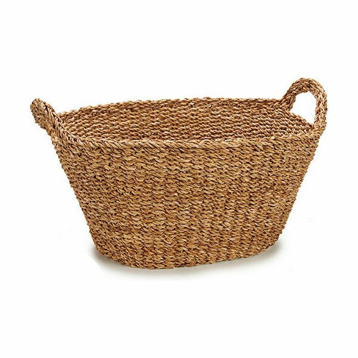 Basket With handles Brown 50 L 60 x 31 x 43 cm (6 Units)