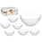 Set of bowls Generation Transparent Glass (4 Units)