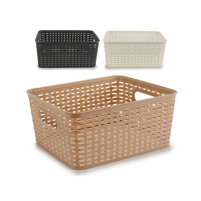 Laundry Basket Plastic 10 L 25,5 x 15 x 35,5 cm (18 Units)