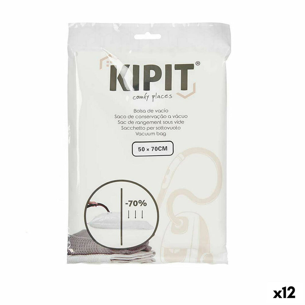 Vacuum Bags Transparent Plastic 50 x 70 cm (12 Units)
