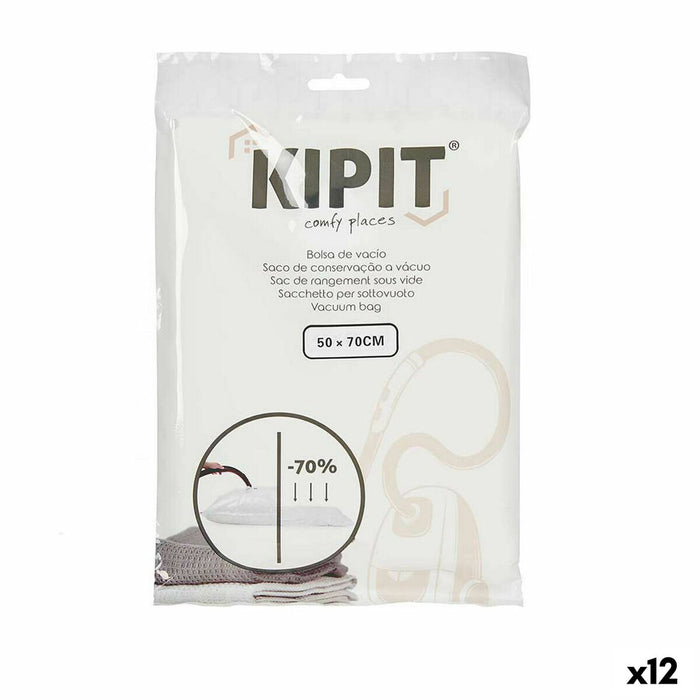 Vacuum Bags Transparent Plastic 50 x 70 cm (12 Units)