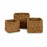 Set of Baskets Brown (4 Units)