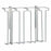 Glass Stand Steel 35,5 x 25,5 x 7,5 cm (4 Units)