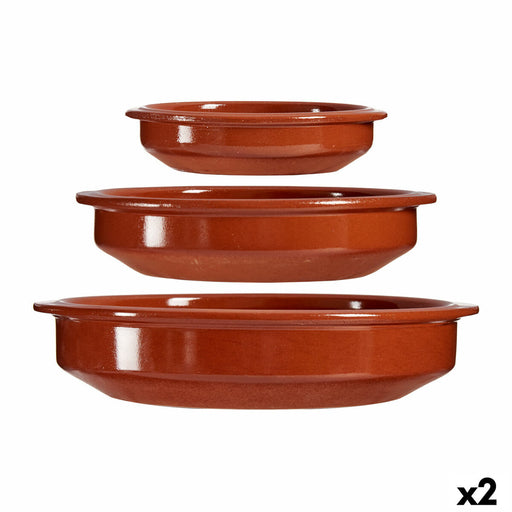 Set of Oven Dishes Baked clay 2 Units