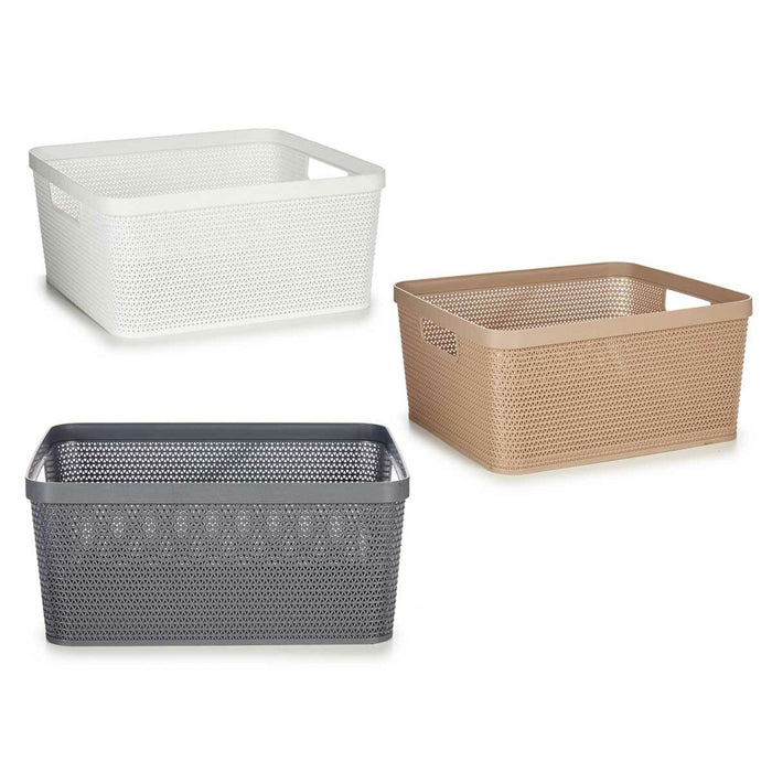 Multi-purpose basket Plastic 10 L 36 x 15 x 29 cm (18 Units)