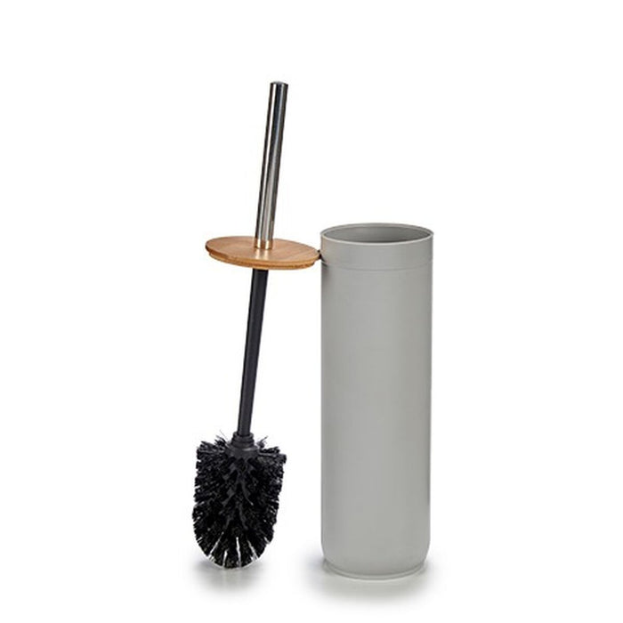 Toilet Brush Brown Black Grey Bamboo polypropylene 9,5 x 39 x 9,5 cm (6 Units)