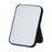 Mirror with Mounting Bracket White Black polypropylene 1,7 x 20 x 14 cm (12 Units)