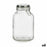 Jar Hermetically sealed Silver Metal 3 L 14 x 23,5 x 14 cm (6 Units)