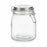 Jar Hermetically sealed Silver Metal 1 L 11,3 x 15 x 11,3 cm (12 Units)