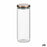 Jar Hermetically sealed Copper Silicone Steel 1,7 L 10,2 x 28 x 10,2 cm (12 Units)