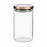 Jar Hermetically sealed Copper Metal 1 L 10,2 x 18 x 10,2 cm (12 Units)