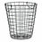 Basket With handles Black Steel 30 x 30 x 30 cm (8 Units)