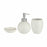 Bath Set White Ceramic (12 Units)