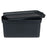 Storage Box with Lid Anthracite Plastic 7,5 L 21 x 14,2 x 32 cm (12 Units)