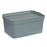 Storage Box with Lid Grey Plastic 7,5 L 21 x 14,2 x 32 cm (12 Units)