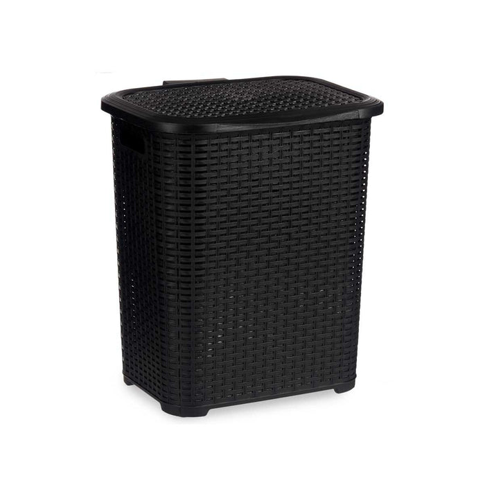 Laundry Basket Anthracite Plastic 42 L 34,5 x 48 x 41 cm (10 Units)