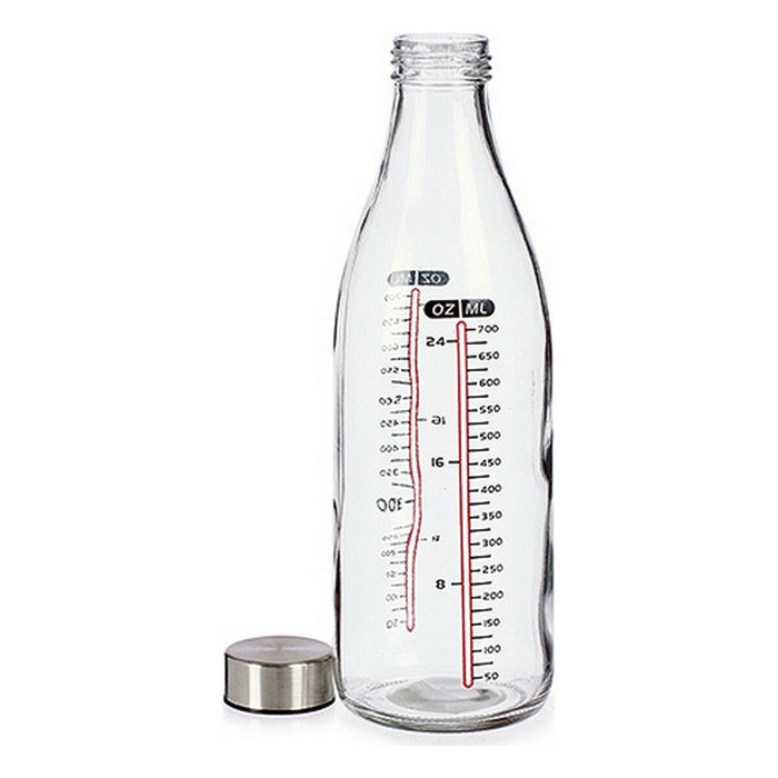 Measuring Jug Crystal Steel 1 L (9Units)