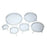 Set of Reusable and Adjustable Kitchen Lids Transparent Silicone (12 Units)
