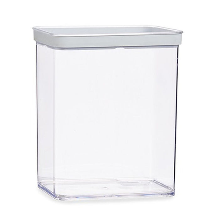 Jar Transparent Silicone polystyrene ABS 3,3 L 10,5 x 23,7 x 21 cm (6 Units)