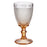 Wine glass Points Amber Glass 330 ml (6 Units)