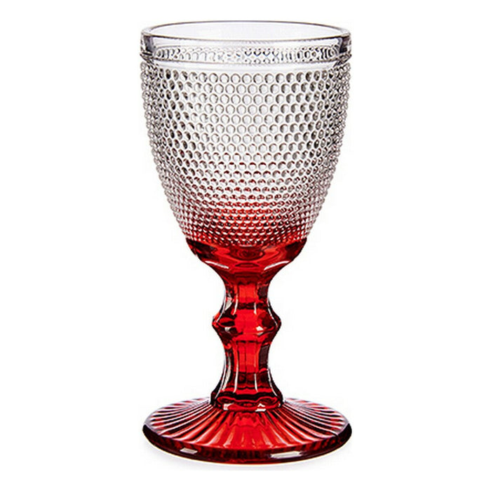 Wineglass Points Red Glass 240 ml (6 Units)