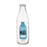 Glass Bottle Milk Transparent Metal Glass 1 L (6 Units)